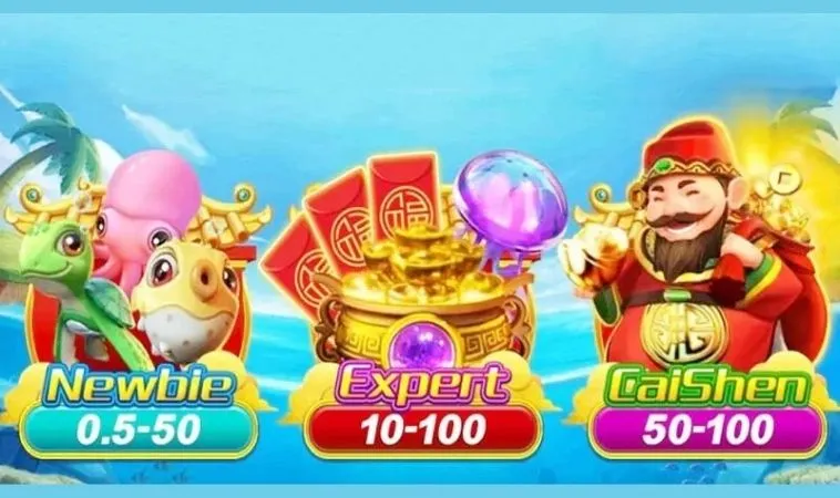 Bí Quyết Chinh Phục Bắn Cá Thần Tài Tại N88: Kinh Nghiệm Thực Chiến 2 Các cấp độ phòng chơi Bắn Cá Thần Tài tại N88